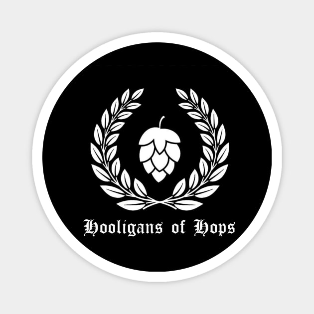 Hooligans of Hops Magnet by DrawinginMeetings